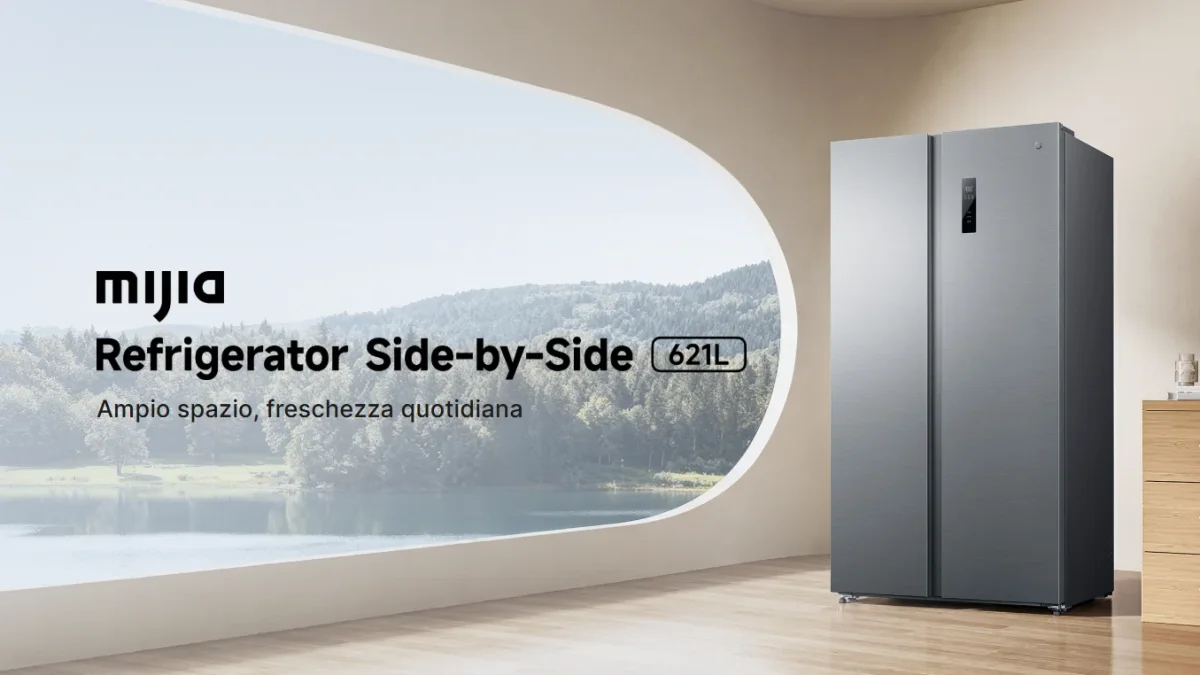 Xiaomi Mijia Side-by-Side 621L Refrigerator Launches in Europe with Smart Features