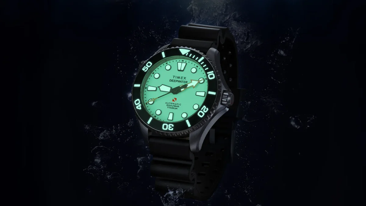 Timex Introduces Deepwater Meridian 300 Dive Watch with Titanium Case and 300m Water Resistance