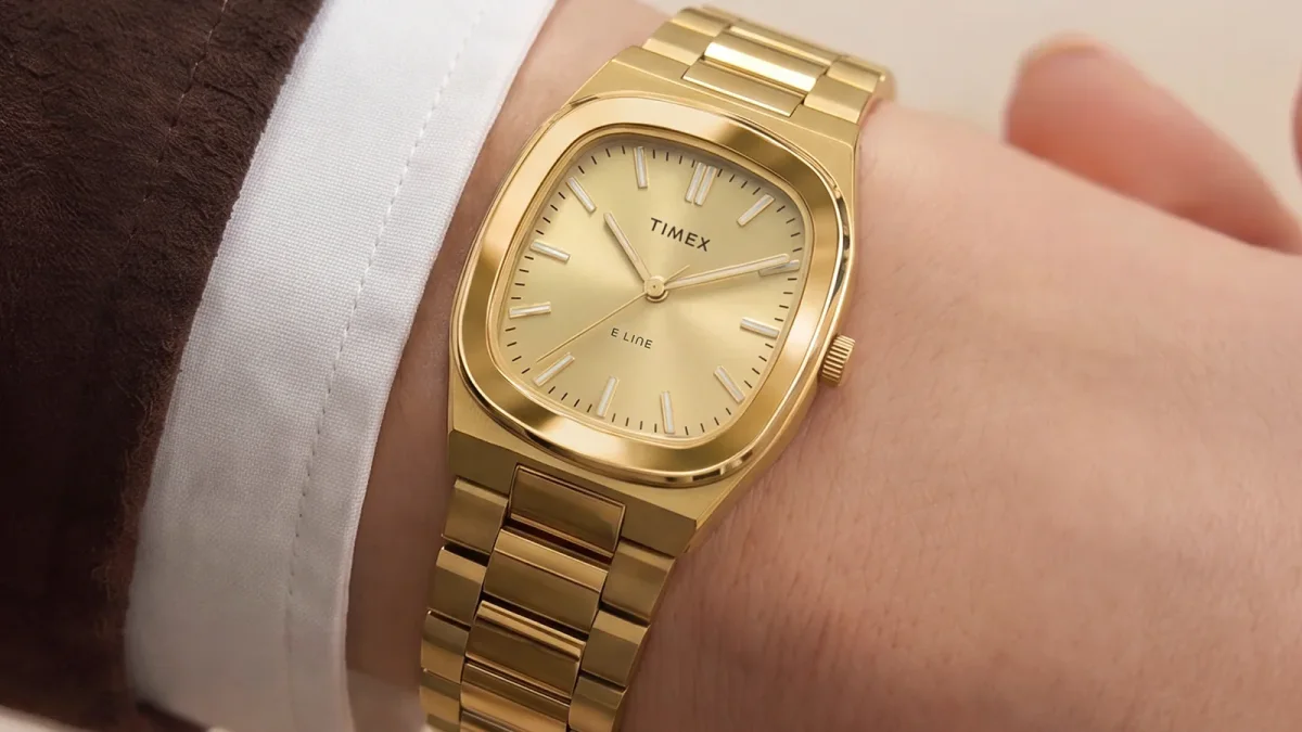 Timex revives 1983 TV Dial design with compact 30mm Quartz E Line watches