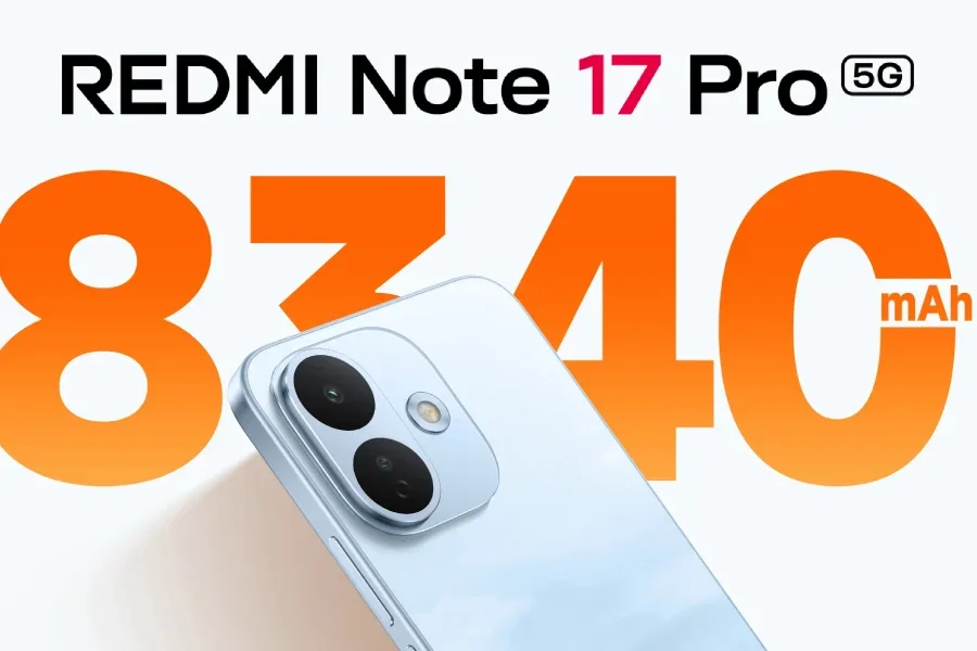 Redmi Note 17 Pro debuts with 8340mAh battery, Snapdragon 6s Gen 4