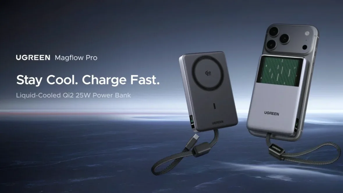 Ugreen MagFlow Pro power bank with liquid cooling