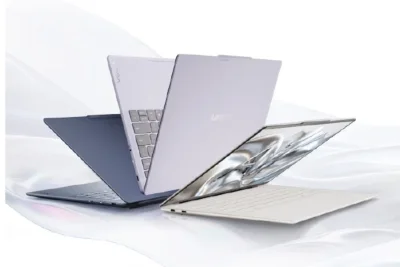New Lenovo YOGA Air 14 Ultra Aura Packs Intel Core Ultra Chip in a 975g Laptop