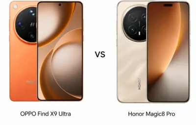 OPPO Find X9 Ultra vs Honor Magic8 Pro: Camera, Battery & Performance Compared