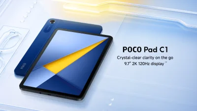Poco Pad C1 goes global with Snapdragon 6s 4G Gen 2, 2K display, and 7,600mAh battery