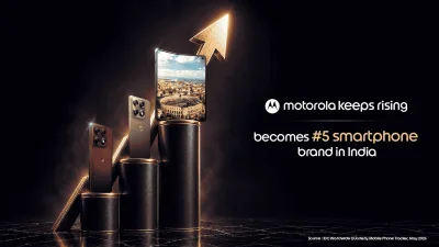 Motorola enters India's top 5 smartphone brands in Q1 2026
