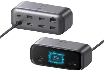 Anker's New 10-in-1 USB-C Hub Features a Built-in 240Hz Display