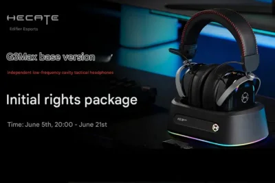 Edifier Hecate G3 Max Base Edition Gaming Headset Launches with RGB Charging Dock