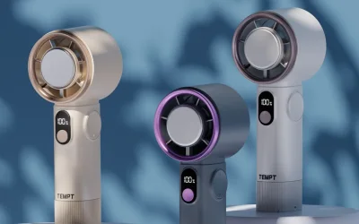 TEMPT launches ICY portable fan with built-in 18°C cooling plate & up to 12-hour runtime