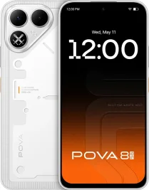Pova 8 5G Launches with 8,000mAh Battery, 144Hz Display and MIL-STD-810H Certification