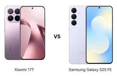 Xiaomi 17T vs Samsung Galaxy S25 FE: Display, Camera, Battery & Performance Compared