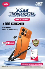 itel A100 Pro 4GB Launched in India with Free Neckband Worth Rs 1,499