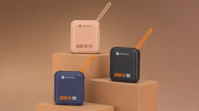 Portronics Aero 10: 10,000mAh Power Bank with Built-In USB-C Cable Launched in India