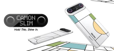Tecno Camon 50 Slim unveiled with 354 mini-LEDs, 6.39mm body, and 144Hz display
