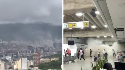 Terrified Puppy Rescued from Rubble After Venezuela Earthquakes
