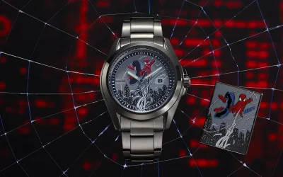 Citizen Unveils Spider-Man Eco-Drive Watch with Glow-in-the-Dark Comic Dial