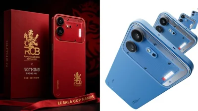 Nothing Phone (4b) RCB Edition teased with matte red finish