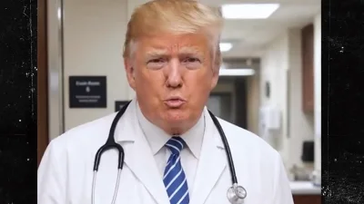 Trump Shares AI Video of Himself Curing Celebrities of 'Trump Derangement Syndrome'