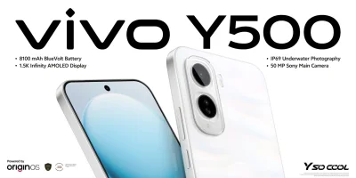 Vivo Y500 Launches in Pakistan with Massive 8,100mAh Battery and 5,000-nit AMOLED Display