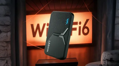 Lenovo Launches Legion LM50S Portable Wi-Fi with 12h Battery Life, Wi-Fi 6 & 4G LTE