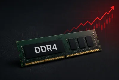 DDR4 Prices to Surge Over 50% in Q3 2026 Amid Severe Memory Shortages