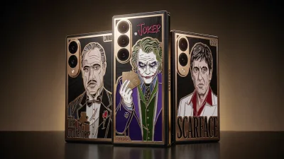 Caviar Unveils Ultra-Luxury Galaxy Z Fold 8 Collection Inspired by Scarface, The Godfather, and Joker