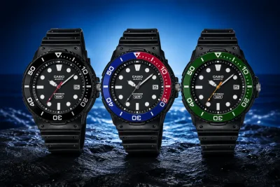Casio launches three affordable MRW-240H watches with rotating bezels and sporty designs