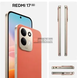 Redmi 17 5G renders leak, specs tag along