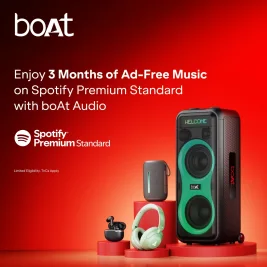 Boat Earbuds in India to Bundle 4-Month Spotify Premium Subscription