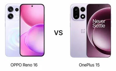 OPPO Reno 16 vs OnePlus 15: Camera, Battery, Performance Compared