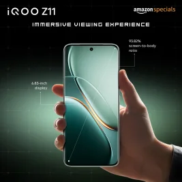 iQOO Z11 Display Details Confirmed: 6.83-Inch Curved AMOLED and Narrow Frame
