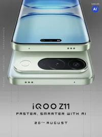 IQOO Z11 price segment, 7,050mAh battery, and AI features confirmed ahead of Aug 20 launch