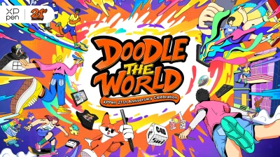 XPPen Marks 21 Years With Global 'Doodle the World' Campaign and Artist Ultra 14 Launch