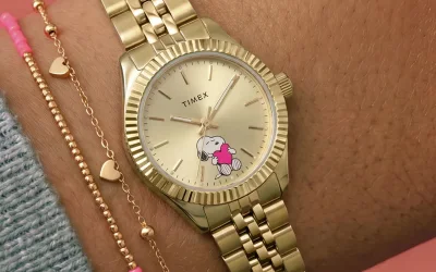 Timex unveils Peanuts Legacy Mini Heart watch with 25mm case and Snoopy dial