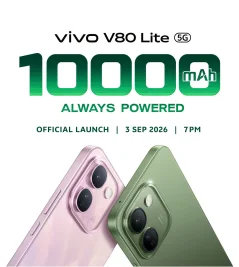 Vivo V80 Lite with 10,000mAh battery set for September 3 launch in Malaysia