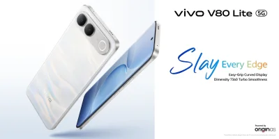 Vivo V80 Lite 5G debuts in Pakistan with 7,050mAh battery and 120Hz curved display