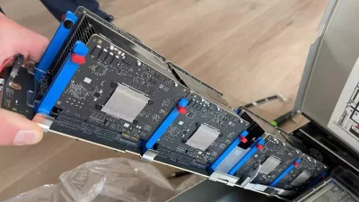 Apple's Private Cloud Compute servers may run on M5 chips, leaked photos suggest