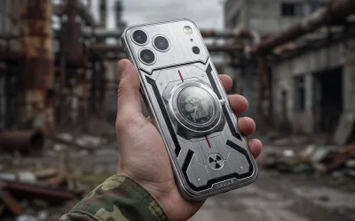 Caviar's $13,130 iPhone 17 Pro with Geiger counter and Swiss watch movement