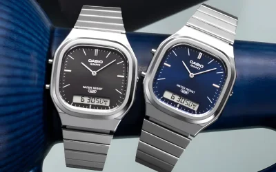 Casio AQ-240E Gets Navy and Black Retro Dial Options in Japan