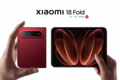 Xiaomi 18 Fold official look: 'mid-fold' design, dual displays, Leica cameras