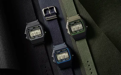 Casio F-91WF Series Hits US with Recycled Fabric Bands