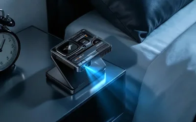 Aurzen ZIP Pro tri-fold projector brings 1080p and 2.5-hour battery
