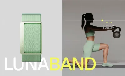Luna Band screenless fitness tracker now ships globally without subscription