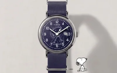 Timex unveils Snoopy Weekender Astronomy watch with celestial blue dial