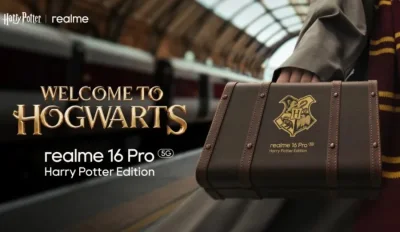 Realme and Warner Bros. tease Harry Potter 16 Pro 5G with magical trunk design