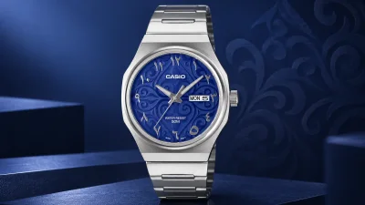 Casio MTP-E735AR: Five New Watches With Arabesque Dials and Steel Bracelets