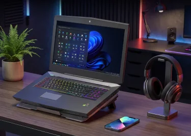 Portronics AeroDock Ultra: 3-Fan RGB Laptop Cooler at ₹1,549